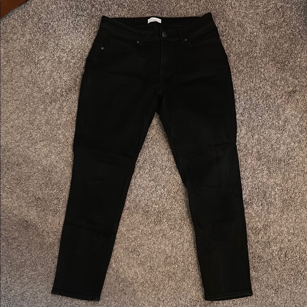 Women's Black Jeans LOFT - Curvy Skinny